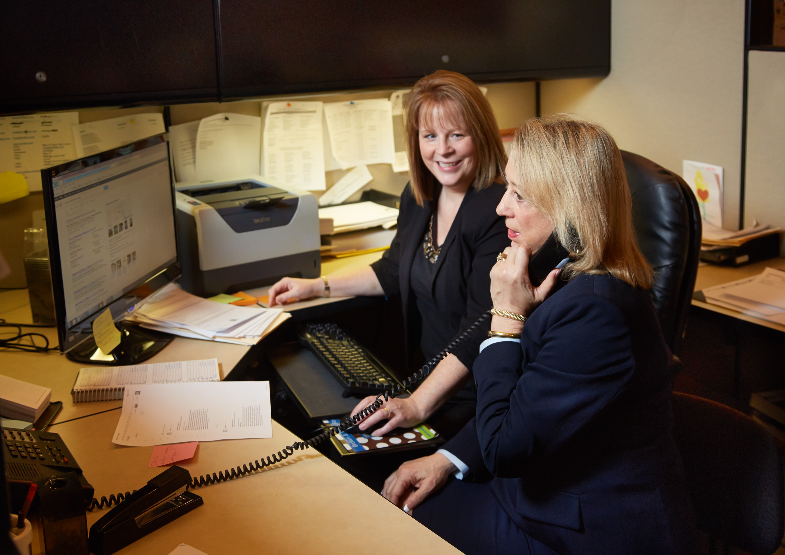 VHD Law attorneys in consultation office